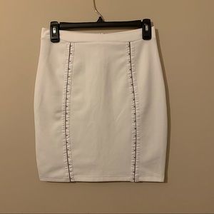 LUX LA White Mini Skirt - US Medium